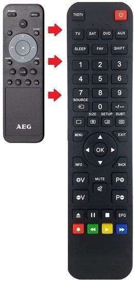 AEG BSS4806 afstandsbediening, Verzenden, Nieuw