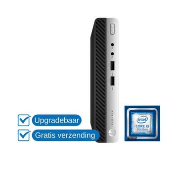 HP ProDesk 400 G5 DM i3 9100T 8GB 256GB NVMe, 8 GB, Ophalen of Verzenden, Zo goed als nieuw, HP