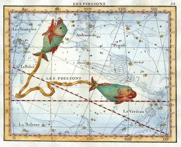 Astronomia, Costellazioni - Vissen (astrologisch teken);, Nieuw