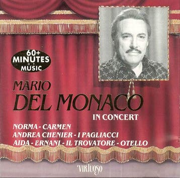 Mario del Monaco - Mario Del Monaco In Concert, Ophalen of Verzenden, Gebruikt