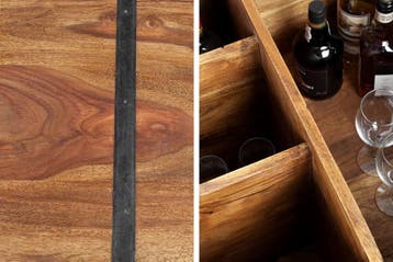Massief houten salontafel BODEGA 100 cm Sheesham, Ophalen of Verzenden, Nieuw