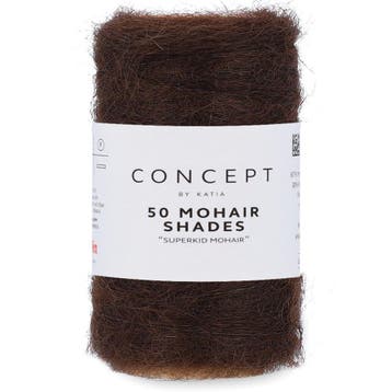 Katia Concept 50 Mohair Shades - 15 chocoladebruin - Mohai, Ophalen of Verzenden, Nieuw