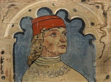 Scuola italiana (XV - Ritratto di giovane nobile, Antiek en Kunst