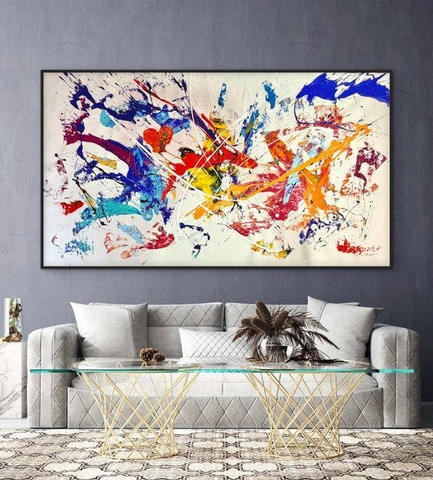 Michele Socionovo - XXL. Ho camminato in equilibrio su di, Antiek en Kunst, Kunst | Schilderijen | Modern