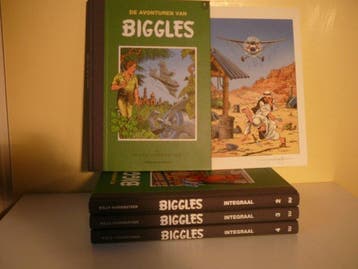 Biggles 1 t/m 4 - Integraal HC - 4 Album - Gelimiteerde en, Boeken, Nieuw