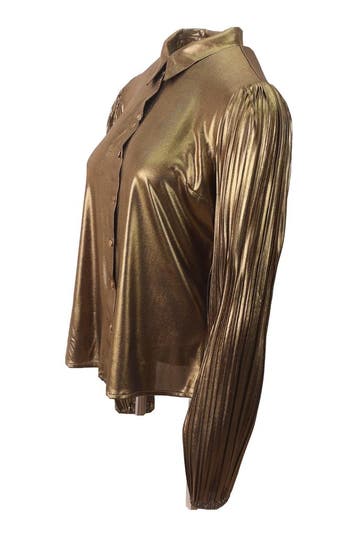 AAIKO Blouse in maat S Goud, Kleding | Dames, AAIKO, Verzenden, Gedragen, Overige kleuren