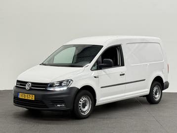 Volkswagen Caddy 1.4 TGI L2H1 EcoFuel Maxi Comfortline, Stof, Gebruikt, Zwart, Volkswagen
