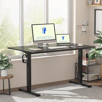 Zit sta bureau - Elektrisch - Verstelbaar - 120x60 cm - Zwar, Verzenden, Zo goed als nieuw