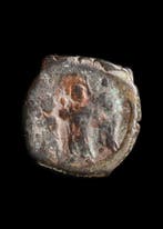 Byzantijns Brons Follis van Heraclius met Martina en