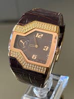 Puma Dames armband rosegoud met strass, Sieraden, Tassen en Uiterlijk, Horloges | Dames, Verzenden, Zo goed als nieuw