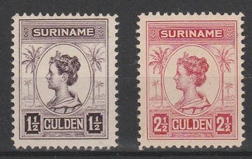 Postzegels Suriname 1913 NR.102-103 (1452), Postzegels en Munten, Postzegels | Suriname, Verzenden, Postfris