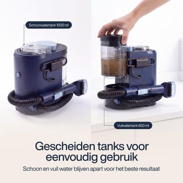 Samako Tapijtreiniger Mini - Vlekkenreiniger Bank & Tapijt -, Ophalen of Verzenden, Zo goed als nieuw