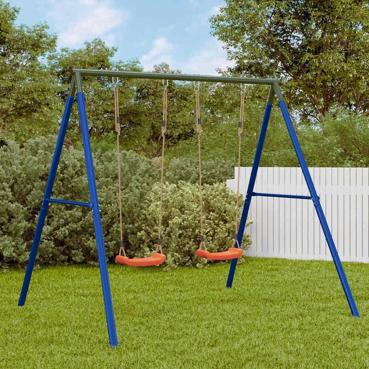 vidaXL Schommelset met 2 schommels, Kinderen en Baby's, Speelgoed | Buiten | Speeltoestellen, Nieuw, Verzenden