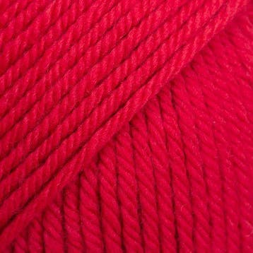 DROPS Daisy Uni Colour - 21 karmijnrood - Merino Garen, Ophalen of Verzenden, Nieuw