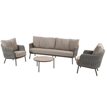 Vic Cannes stoel bank loungeset 4 delig organic terre Taste, Ophalen of Verzenden, Nieuw