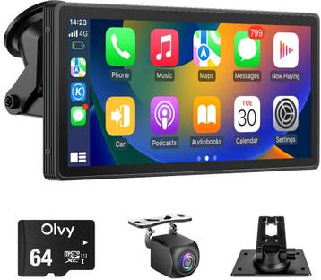 Carplay Scherm - Android & Apple - Achteruitrijcamera - Navi, Verzenden, Zo goed als nieuw