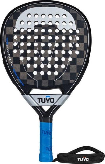 2dekans | Padel Racket - TUYO - Silver Stealth+ - voor de, Ophalen of Verzenden, Zo goed als nieuw