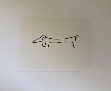 Pablo Picasso (1881-1973) - Le Chien, 1907. - 60 x 50 cm.