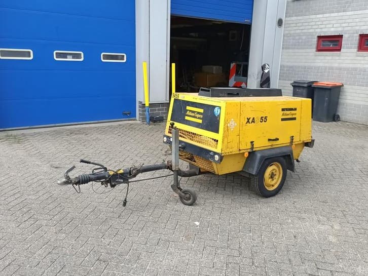 Compressor, Atlas Copco, XAs55, Zakelijke goederen, Machines en Bouw | Pompen en Compressoren
