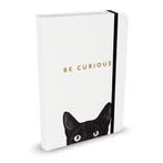 Compact Journal Peter Pauper Curious Cat, Ophalen of Verzenden, Nieuw in verpakking
