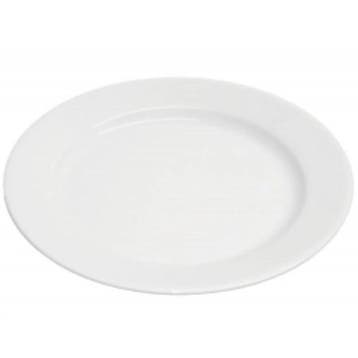 Borden | KASZUB | Porselein | Wit | 6 Stuks | Ø240mm Lubiana, Verzenden, Nieuw in verpakking