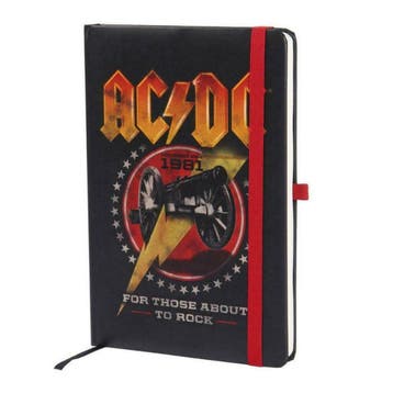 AC/DC - For Those About to Rock - A5 Notitieboek off. merch, Ophalen of Verzenden, Nieuw, Gebruiksvoorwerp