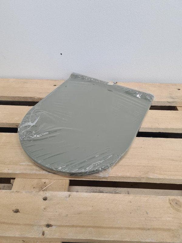 Boss en Wessing Closetzitting 43 x 35 cm mat groen, Doe-het-zelf en Verbouw, Sanitair, Toilet, Nieuw, Ophalen of Verzenden