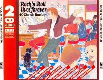 Various - Rock n Roll Lives Forever - 40 Classic Rockers, Ophalen of Verzenden, Gebruikt