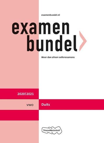 Examenbundel vwo Duits 2020/2021 9789006781373, Verzenden, Zo goed als nieuw