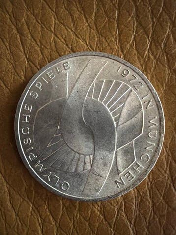 Duitsland. 10 Deutsche Mark 1972 Olympiache Spiele - 15,5g