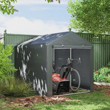 Outsunny Tuinopslag Tent 2x2m - Waterdichte Fietsenstalling, Verzenden, Nieuw