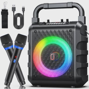T18 Draagbare Bluetooth Speaker met Microfoon, Karaoke Machi, Verzenden, Nieuw