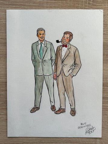 Forton, Gerald - 1 Dessin original dédicacé - Blake &, Boeken, Nieuw