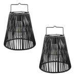 Solar hanglamp/tafellamp buiten Firenze - Voordeelset van 2, Zonne-energie, Kunststof, Verzenden, Nieuw