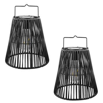 Solar hanglamp/tafellamp buiten Firenze - Voordeelset van 2, Zonne-energie, Kunststof, Verzenden, Nieuw