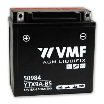 VMF Powersport accu | YTX9A | 12V 9Ah, Ophalen of Verzenden, Nieuw