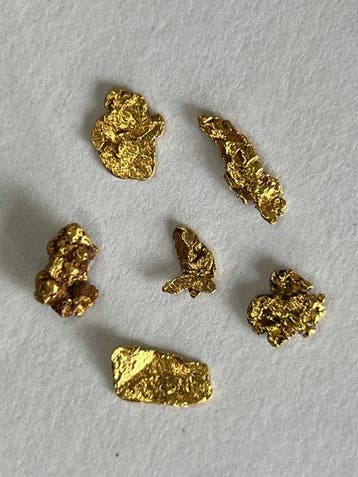 Goud Goud nugget- 0.3 g - (6)