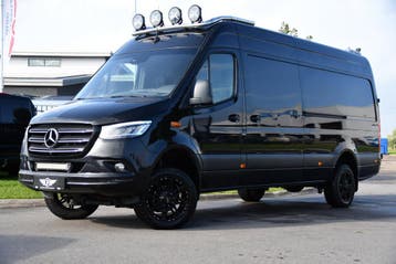 Zakelijke Lease |  Mercedes-Benz Sprinter 319 V6 3.0 CDI L3H, Gebruikt, Zwart, Diesel, Onderhoudsboekje