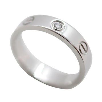 Cartier - Ring - LOVE small model - 18 karaat Witgoud - 1, Nieuw