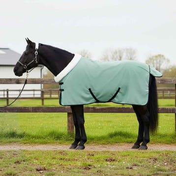 vidaXL Paardendeken Speciale Groen 115 cm Polar fleece, Verzenden, Nieuw