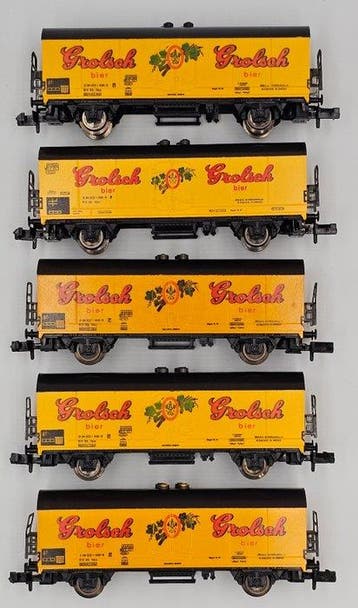 Fleischmann N - 8325 - Modeltrein goederenwagon (5) - 5x, Nieuw