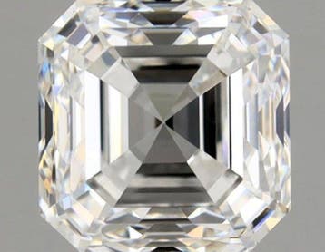 1 pcs Diamant (Natuurlijk) - 1.00 ct - Smaragd - E - VS1 -, Nieuw