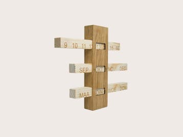 Kalenderhouder - Gerecycled hout (Kantoor, Stijl & Serie), Huis en Inrichting, Woonaccessoires | Overige, Ophalen of Verzenden