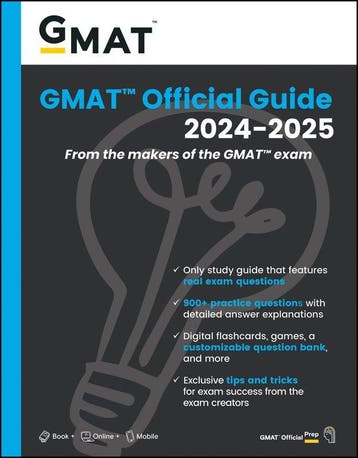 9781394260027 GMAT Official Guide 2024-2025: Book + Onlin..., Verzenden, Zo goed als nieuw, Gmac (Graduate Management Admission Council)