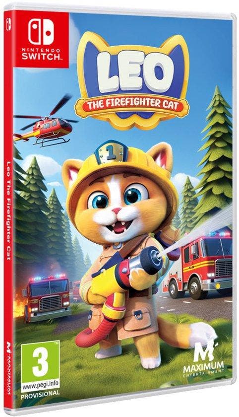 Switch Leo: The Firefighter Cat (Geseald), Spelcomputers en Games, Spelcomputers | Nintendo Switch, Nieuw, Verzenden