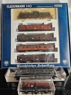 Fleischmann H0 - 4898/5884/5885 - Treinset (7) - Pruisisch, Hobby en Vrije tijd, Nieuw