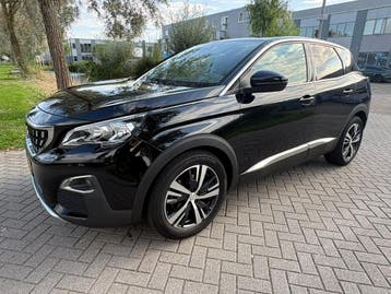 Peugeot 3008 1.2 Puretech 96KW/130PK Eat6 2017 Zwart, Auto's, Keurmerk '100% Onderhouden', Dealer onderhouden, Gebruikt, Zwart
