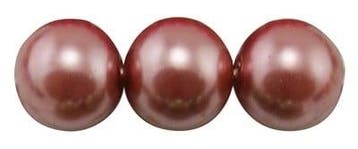20 x prachtige glasparel kleur: Indian Red 12mm (Glasparels), Ophalen of Verzenden, Nieuw, Kraal