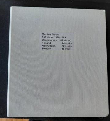 Finland, Denemarken, Noorwegen, Zweden. 157 munten 1929-1989
