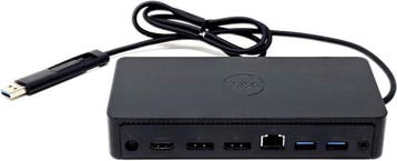 DELL D6000 USB 3.0 (3.1 Gen 1) Type-C Dock + 130W adapter, Computers en Software, Ophalen of Verzenden, Zo goed als nieuw, DELL